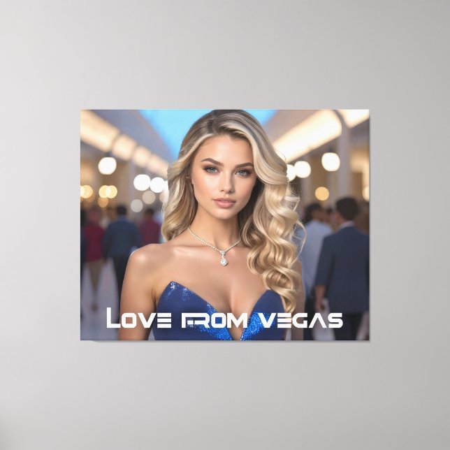 IMPRESSÃO EM TELA AMOR DE LAS VEGAS (Frente)