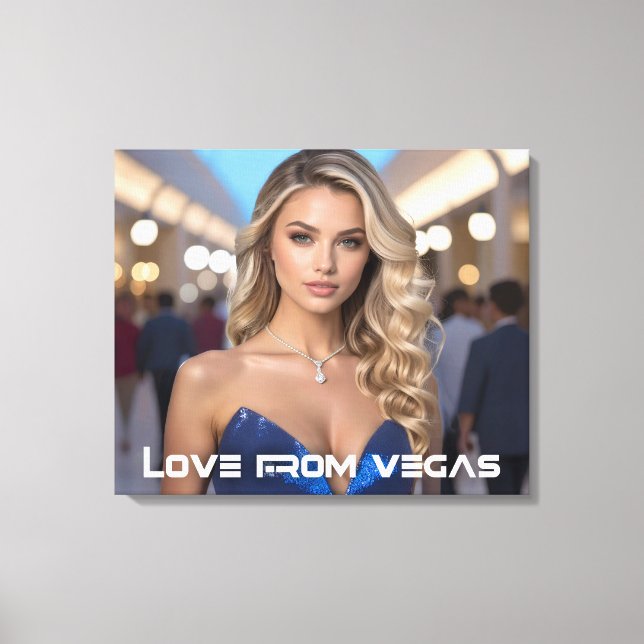 IMPRESSÃO EM TELA AMOR DE LAS VEGAS (Frente)