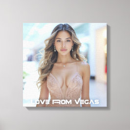 IMPRESSÃO EM TELA AMOR DE LAS VEGAS
