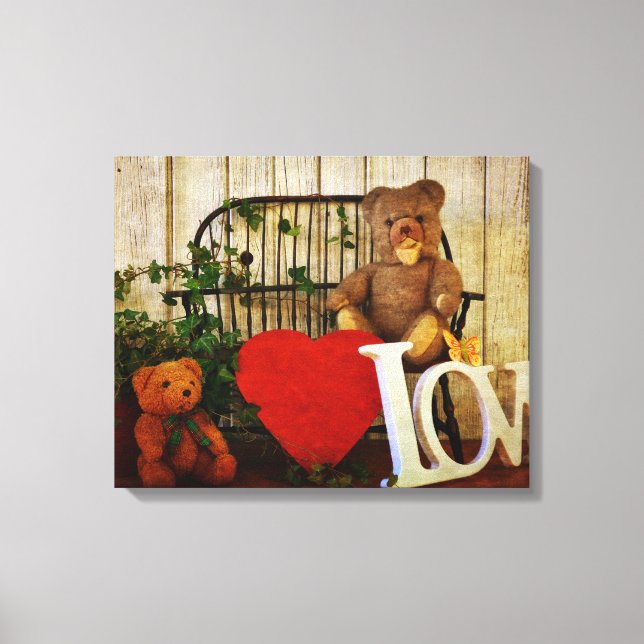Impressão Em Tela Amor de Ted (Frente)
