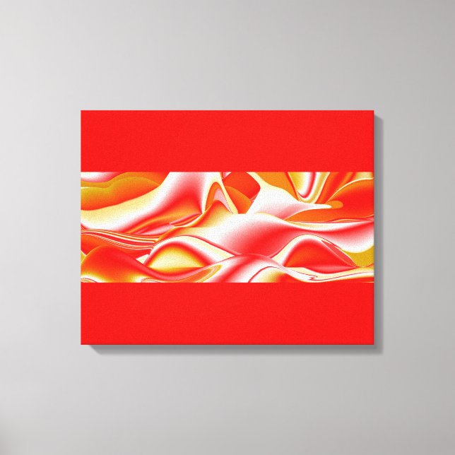 Impressão Em Tela Amor e Abstrato 3D Rainbowart Dourado (Frente)
