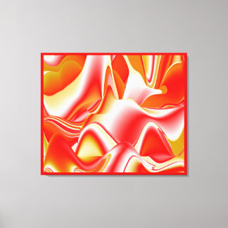 Impressão Em Tela Amor e Abstrato 3D Rainbowart Dourado