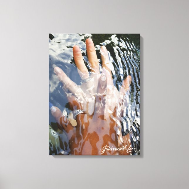 Impressão Em Tela Amor inter-racial (Frente)