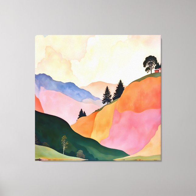 Impressão Em Tela Amor No Ar (Frente)