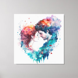 Impressão Em Tela Amor para sempre