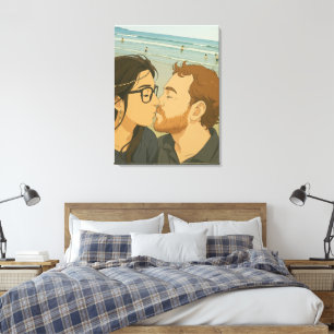 Impressão Em Tela Amor princesa