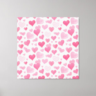 Impressão Em Tela Amor Rosa