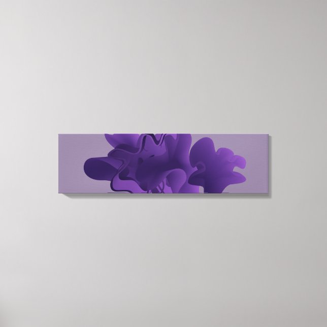 Impressão Em Tela Amor Roxo (Frente)