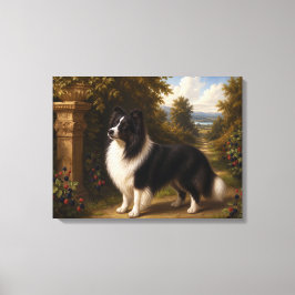 Impressão Em Tela Amoras, Shetland Sheepdog