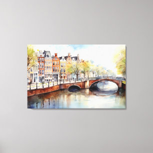 Impressão Em Tela Amsterdã, Impressão de tela estendida
