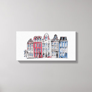 Impressão Em Tela Amsterdã-  Zazzle_Growth.