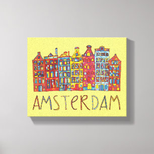 Impressão Em Tela Amsterdão no mosaico