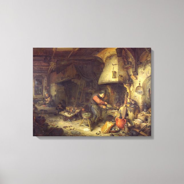 Impressão Em Tela An Alchemist, 1611 (Frente)