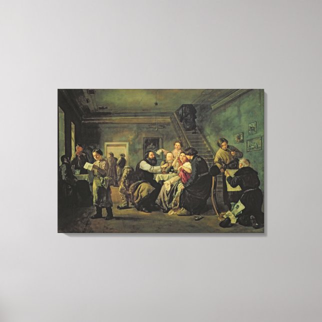 Impressão Em Tela An Eating House, 1859 (Frente)