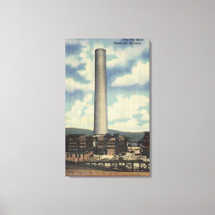 Impressão Em Tela Anaconda, Montana - Washoe Smelter