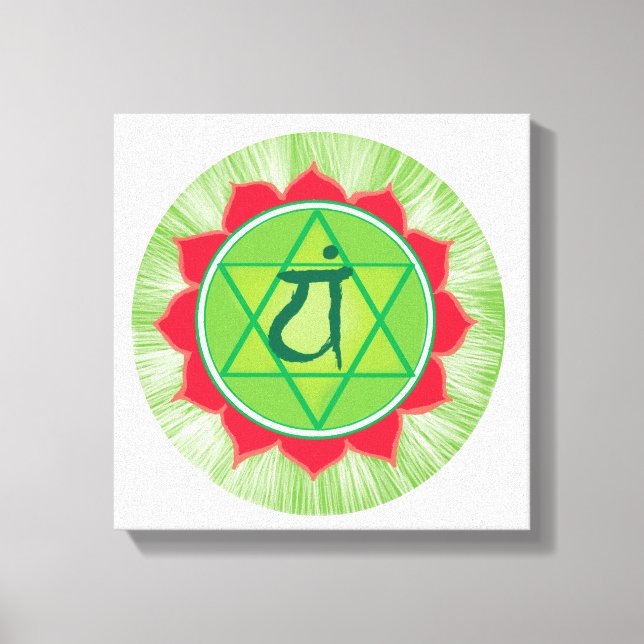 Impressão Em Tela Anahata chakra Heart wall Decor (Frente)