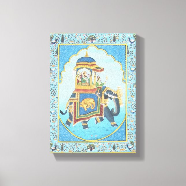 IMPRESSÃO EM TELA ANCIENT INDIAN ART (Frente)