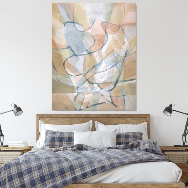 Impressão Em Tela Andarilho (Insitu(Quarto))