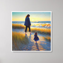 Impressão Em Tela Anders Artie * Mãe e Filha *