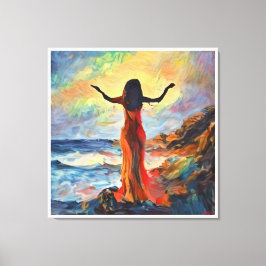 Impressão Em Tela AndersArtéria"Manhã Loucura* Aquarela