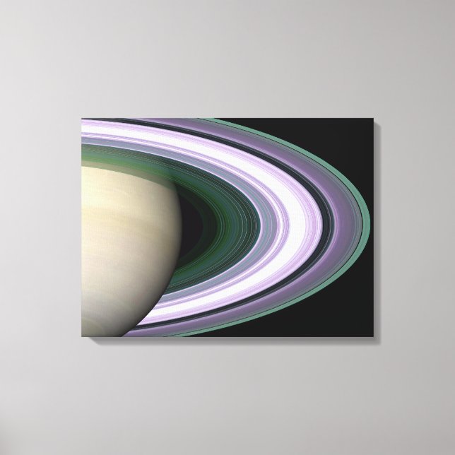 Impressão Em Tela Anéis de Saturno (Frente)