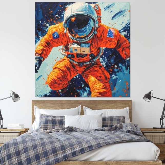 Impressão Em Tela Anel ao Redor da Lua-12 (Insitu(Quarto))