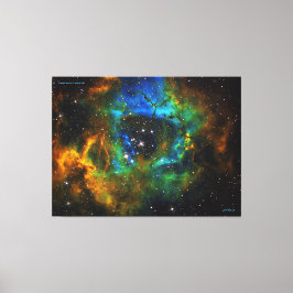 Impressão Em Tela Anel de Deus - Nebulosa de Rosette - Canva Distint