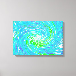 Impressão Em Tela Anel retroativo do Abstrato legal e espiral do Ver