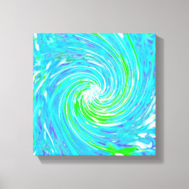 Impressão Em Tela Anel retroativo do Abstrato legal e espiral do Ver