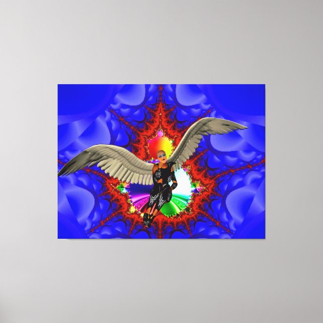 Impressão Em Tela Angel (Frente)