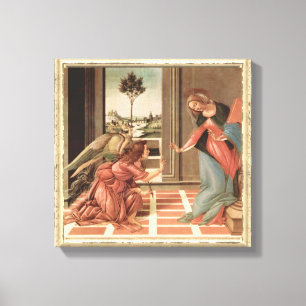 Impressão Em Tela Angel Gabriel E Mary