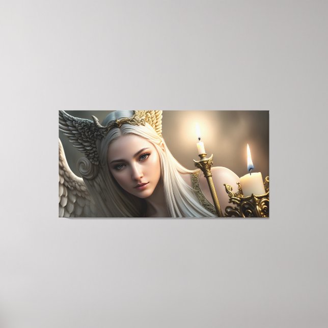 Impressão Em Tela Angel Gazing (Frente)