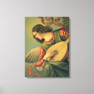 Impressão Em Tela Angel Musical, Melozzo da Forli, Arte Renascentist