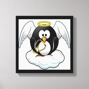 IMPRESSÃO EM TELA ANGEL PENGUIN