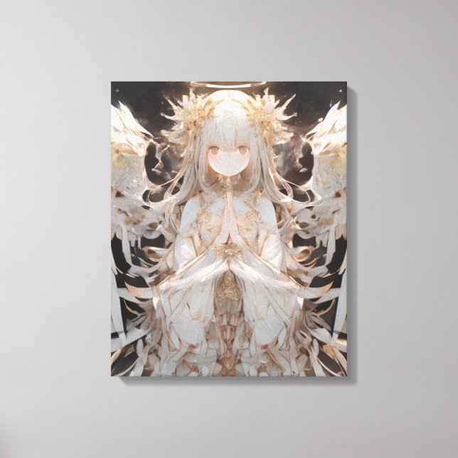 Impressão Em Tela Angelic Echoes (Frente)