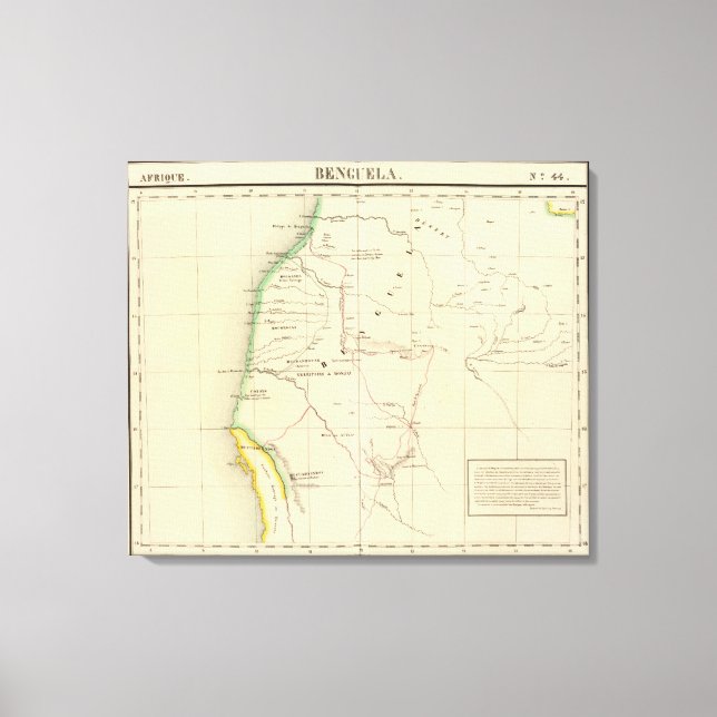 Impressão Em Tela Angola, Namíbia 44 (Frente)