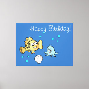 Impressão Em Tela Animais marinhos estranhos