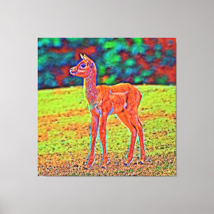 Impressão Em Tela AnimalColor_Antilope_001