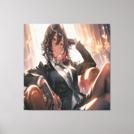 Impressão Em Tela Anime Art.