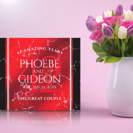 Impressão Em Tela Aniversário de Casamento do Elegante 42º Jasper