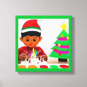 Impressão Em Tela Aniversário de Natal 4