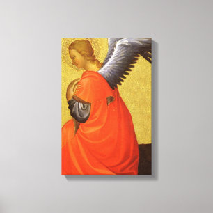 Impressão Em Tela Anjo da Renascença pelo Mestre do Bambino Vispo