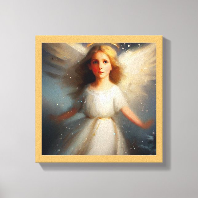 Impressão Em Tela Anjo de Natal 2 (Frente)