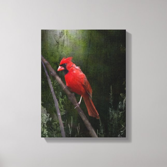 Impressão Em Tela Anjo em Vermelho (Frente)