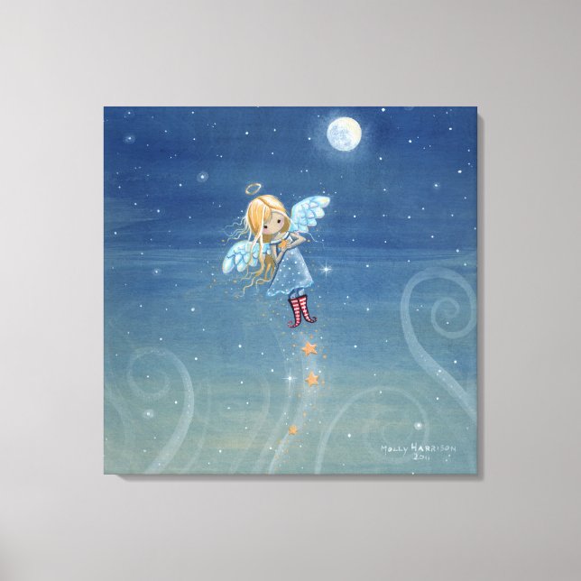 Impressão em Tela Anjo Estrela Pequena (Frente)