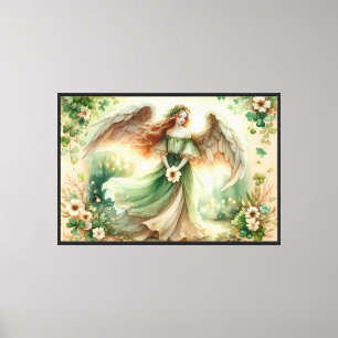 Impressão Em Tela Anjo Serenidade do Trevo