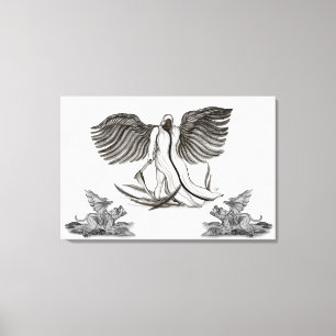 Impressão Em Tela Anjo Uriel