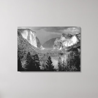 Impressão Em Tela ANSEL ADAMS - Vale de Yosemite, Tempestade (1949)