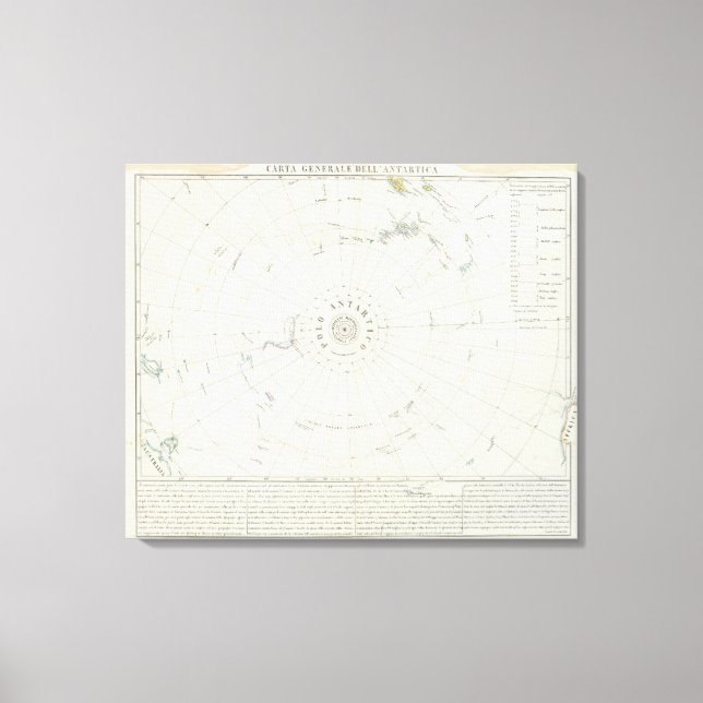 Impressão Em Tela Antártica (Frente)