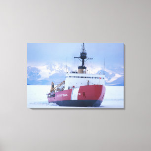 Impressão Em Tela Antártida, Ilha de Ross, Estação McMurdo, USCG
